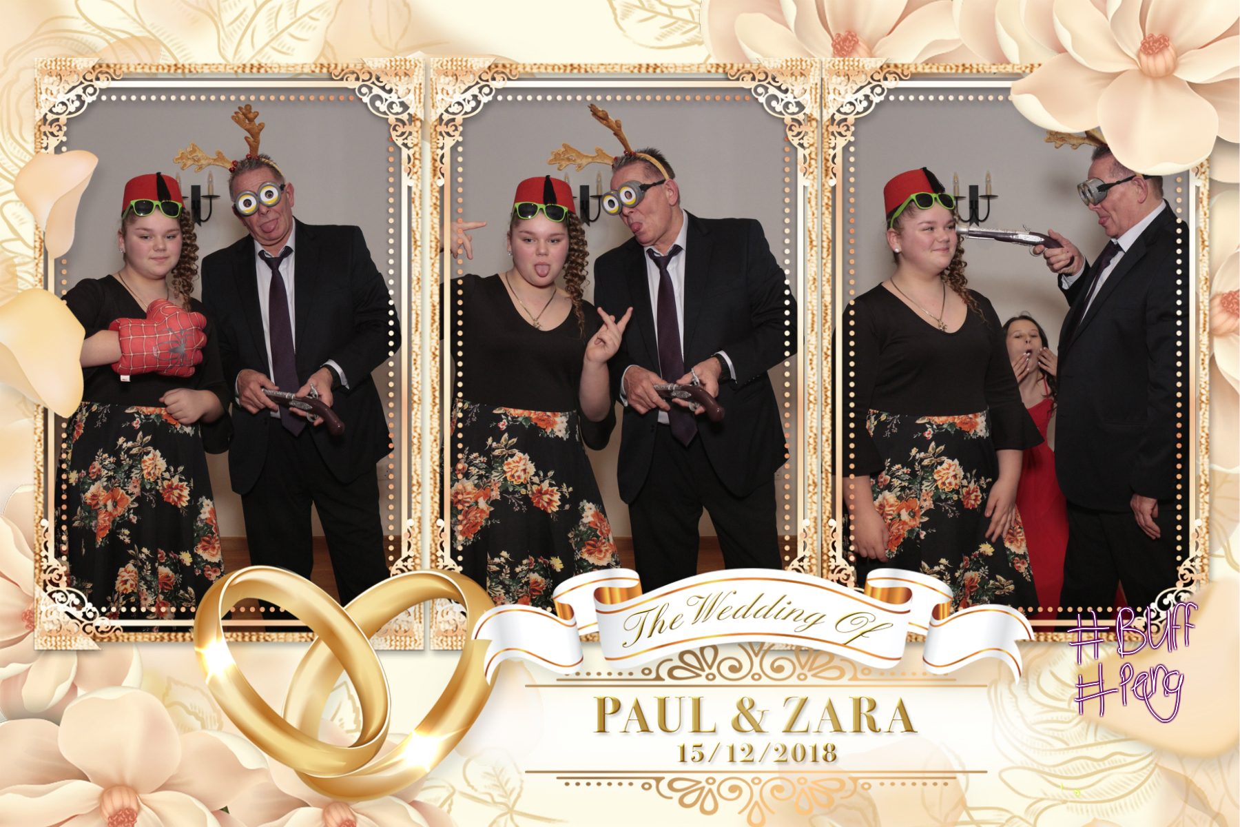 Paul & Zara's Wedding | View more photos from the event at gallery.myphotoboothexperience.co.uk/u/MyPhotoBoothExperienceLtd/Paul-Zaras-Wedding
